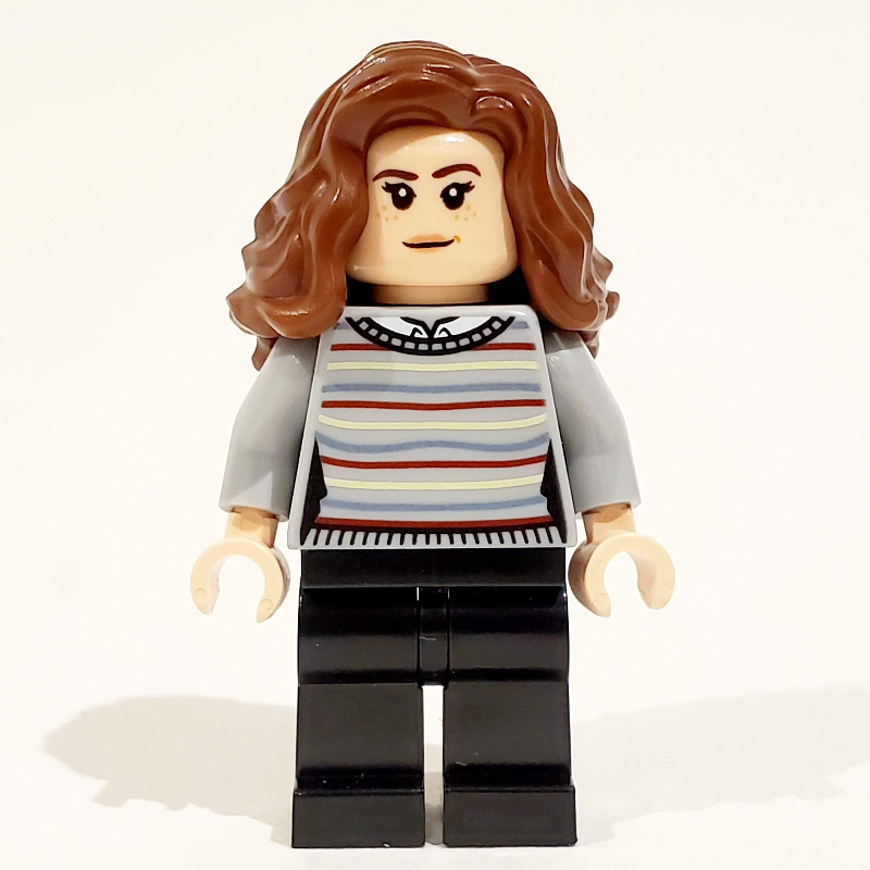 Hermione Granger, Light Bluish Gray Sweater with Stripes, Black Legs