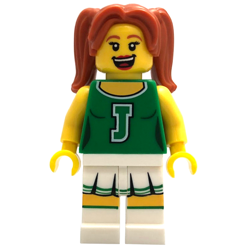 Cheerleader, Green, 'J' on Uniform