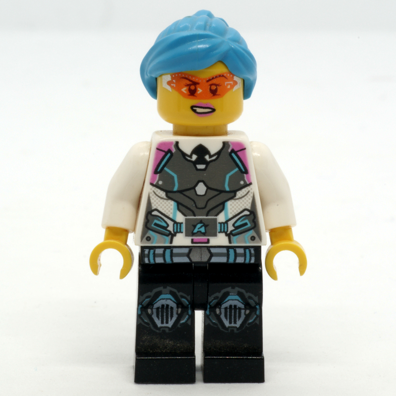 Agent Caila Phoenix with Dark Azure Hair
