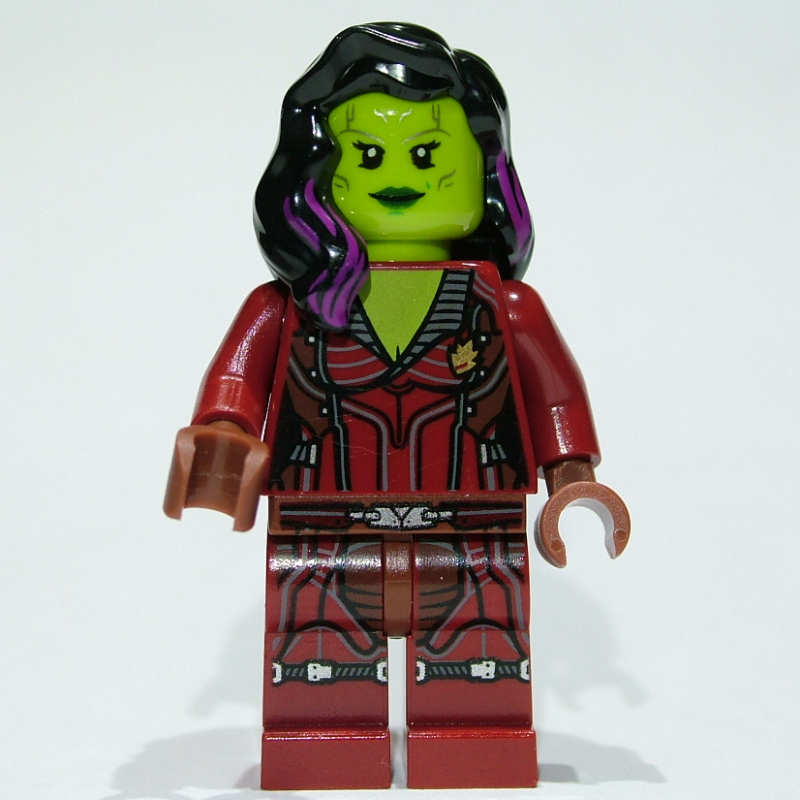 Gamora in Dark Red Outfit