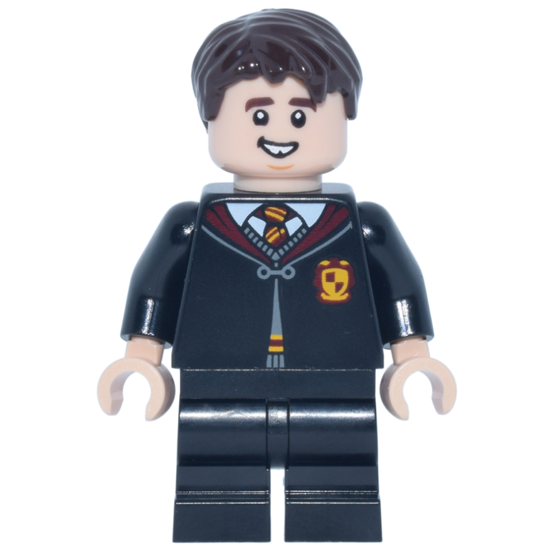 Neville Longbottom, Gryffindor Robes, Short Legs, Happy