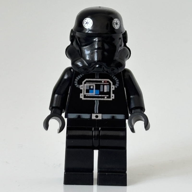 TIE Pilot, Plain Legs, Eyemask Head Print (87556 Helmet)