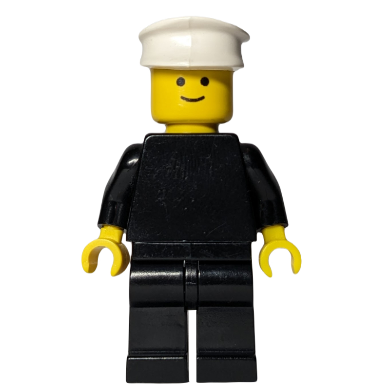 Black Torso, Black Legs, White Hat