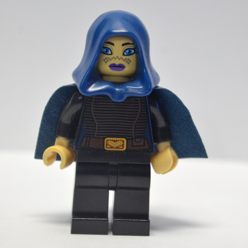 Barriss Offee, Dark Blue Hood and Cape
