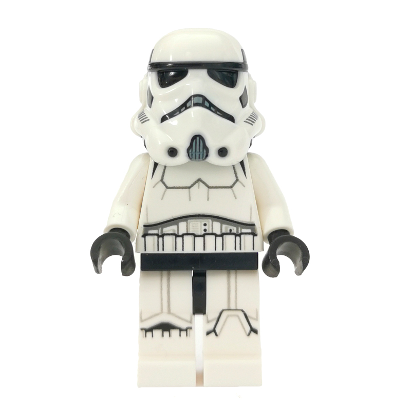 Stormtrooper, Black Squares on Back of Helmet, Open Mouth