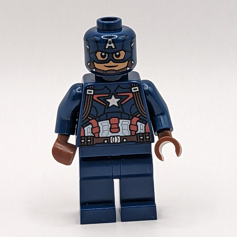 Captain America with Dark Blue Suit and Mask