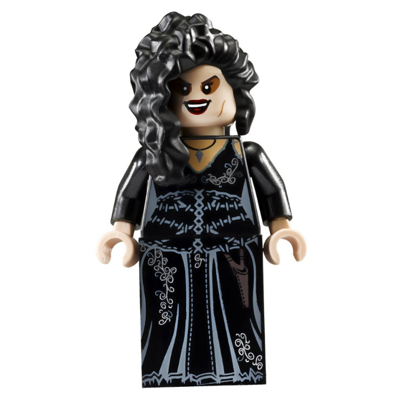 Bellatrix Lestrange, Black Dress, Printed Skirt