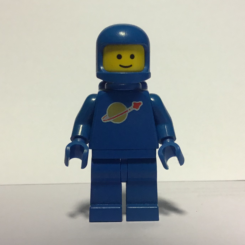 Classic Spaceman, Blue with Airtanks (3842b Helmet)
