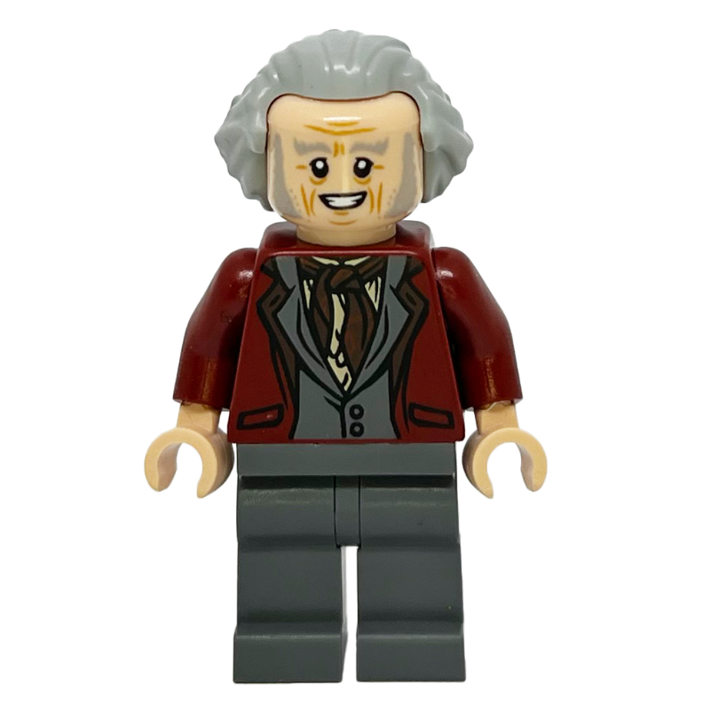 Garrick Ollivander, Dark Red Jacket, Hair Swept Back