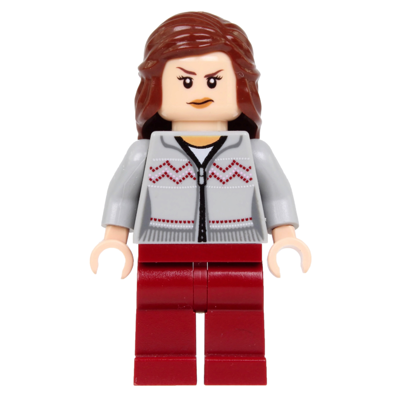 Hermione Granger, Light Bluish Gray Sweater with Zipper