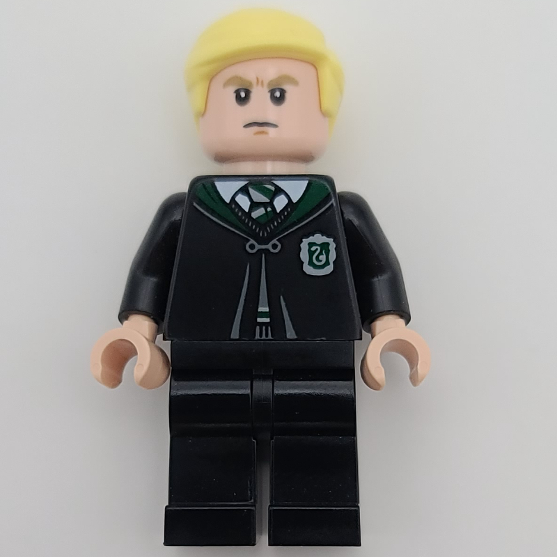 Draco Malfoy, Closed Slytherin Robes with Crest