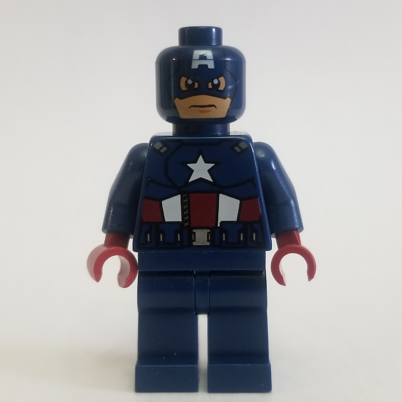 Captain America with Dark Blue Head