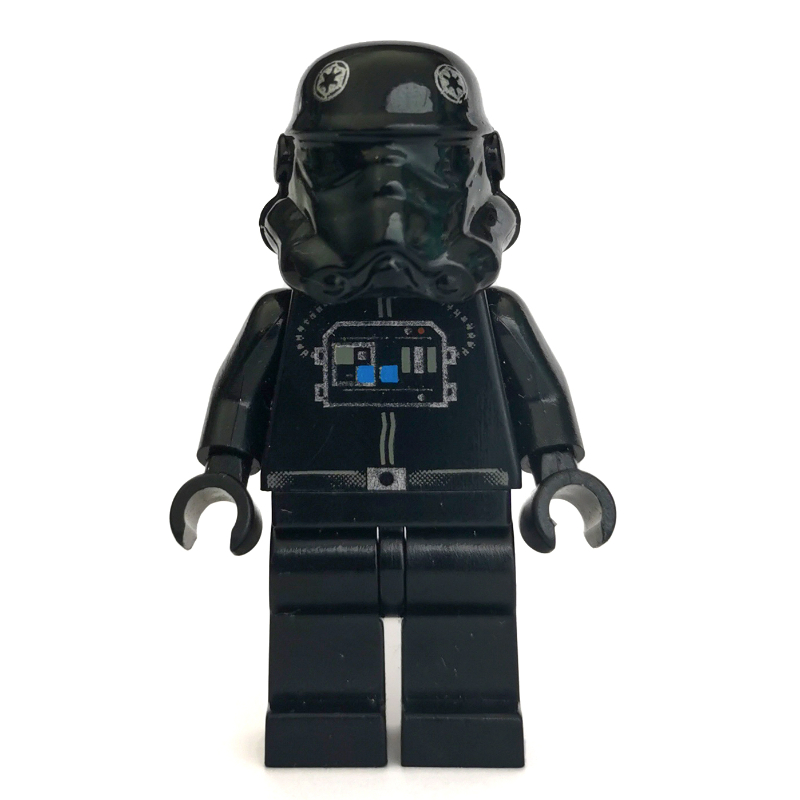 TIE Pilot, Plain Legs, Plain Brown Head