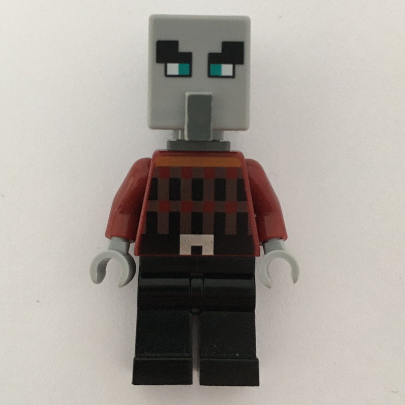 Pillager, Black Legs, Neck Bracket, Wide Eyes