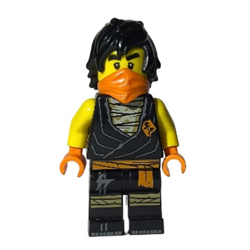 Cole - Legacy, Black Suit, Orange Bandana