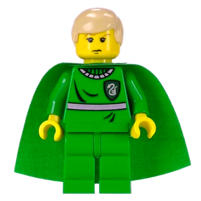 Draco Malfoy, Yellow Skin, Green Slytherin Quidditch Uniform