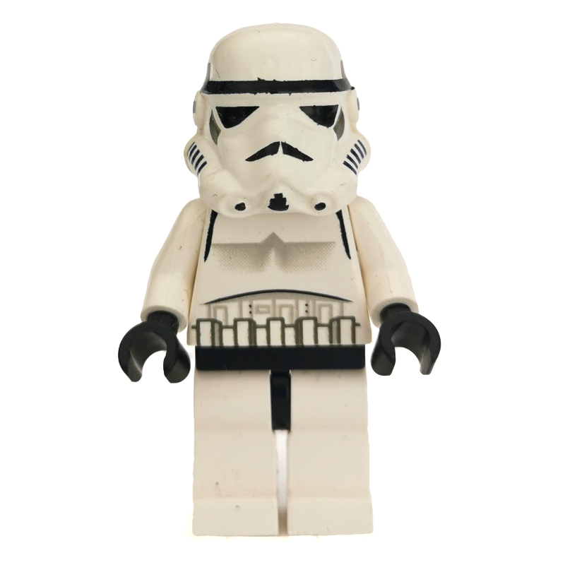 Stormtrooper, Plain Yellow Head, Black Hips