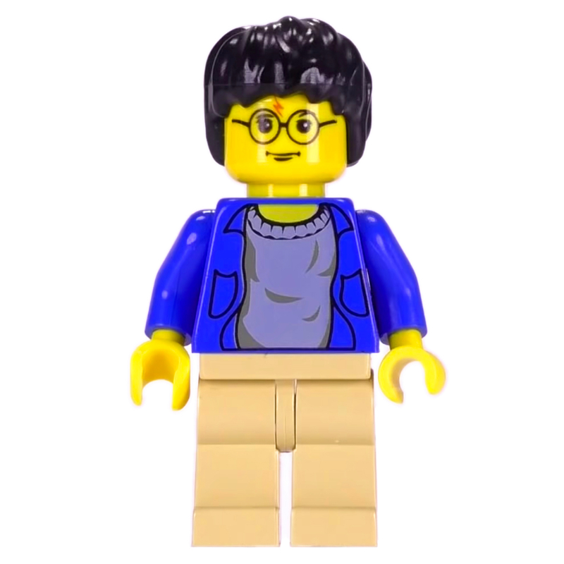 Harry Potter, Yellow Skin, Open Blue Jacket