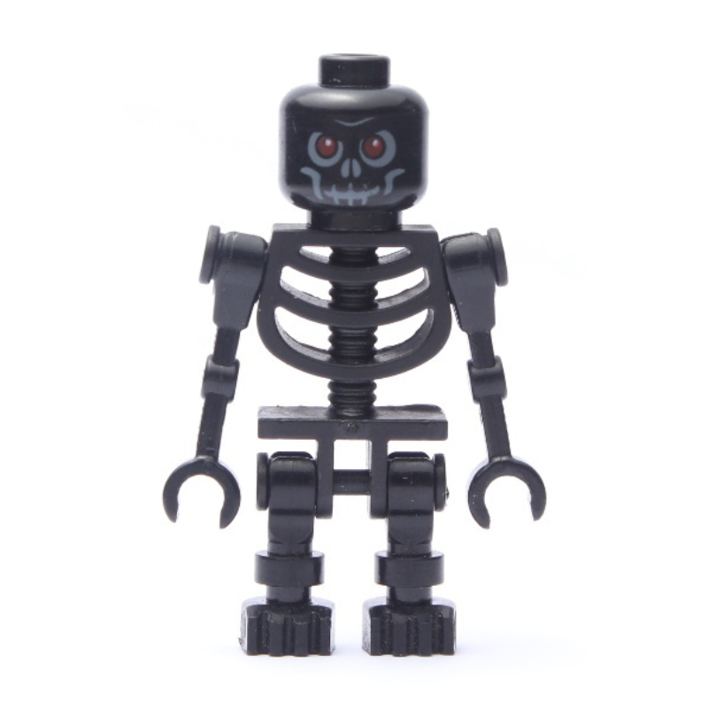 Skeleton, Red Eyes, Black