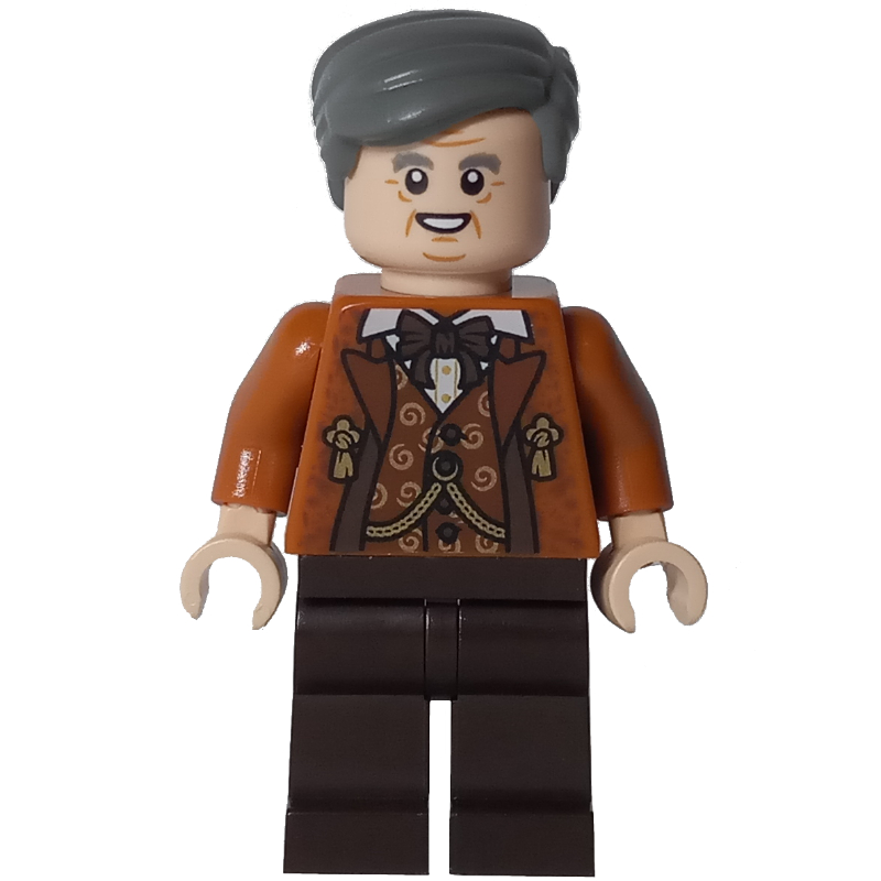 Horace Slughorn, Reddish Brown Vest with Swirls