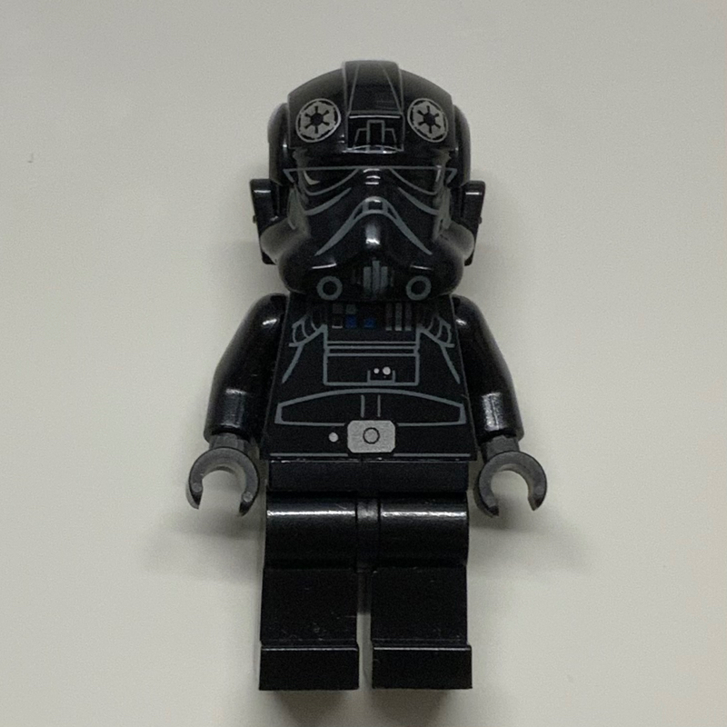 TIE Pilot, Plain Legs, Printed Light Nougat Head (Rebels)