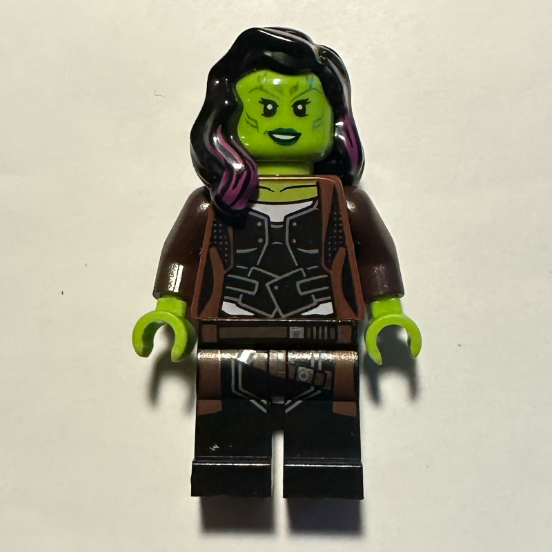 Gamora in Long Reddish Brown Coat
