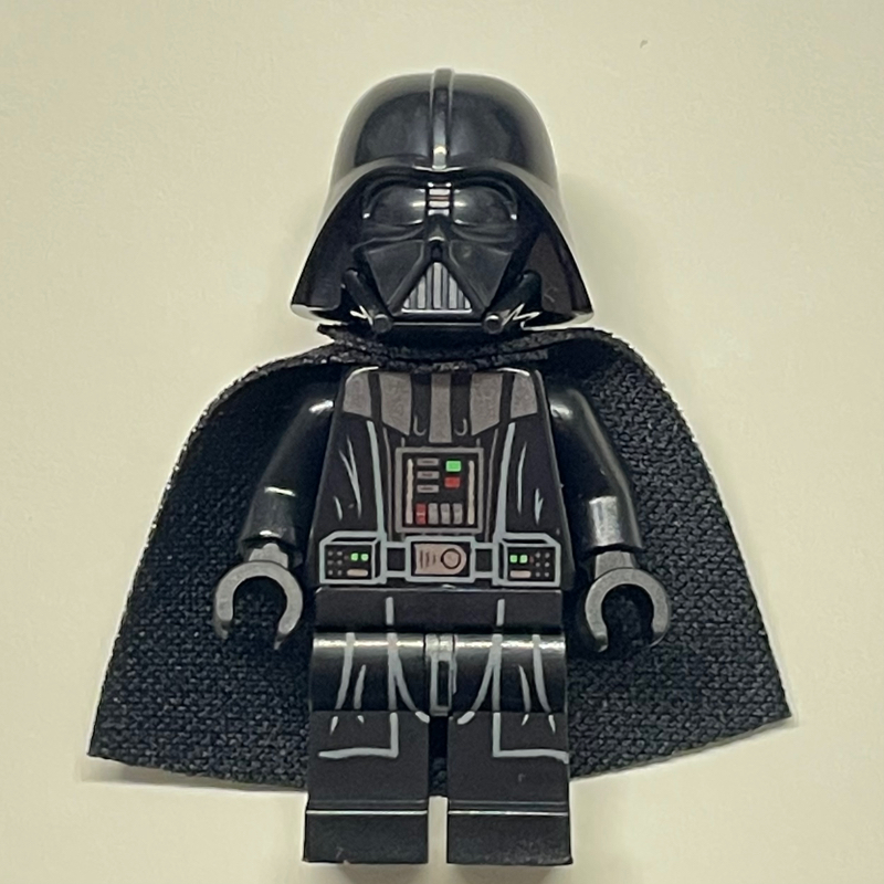 Darth Vader, White Skin, 19888 Cape, Green Square on Chest Panel