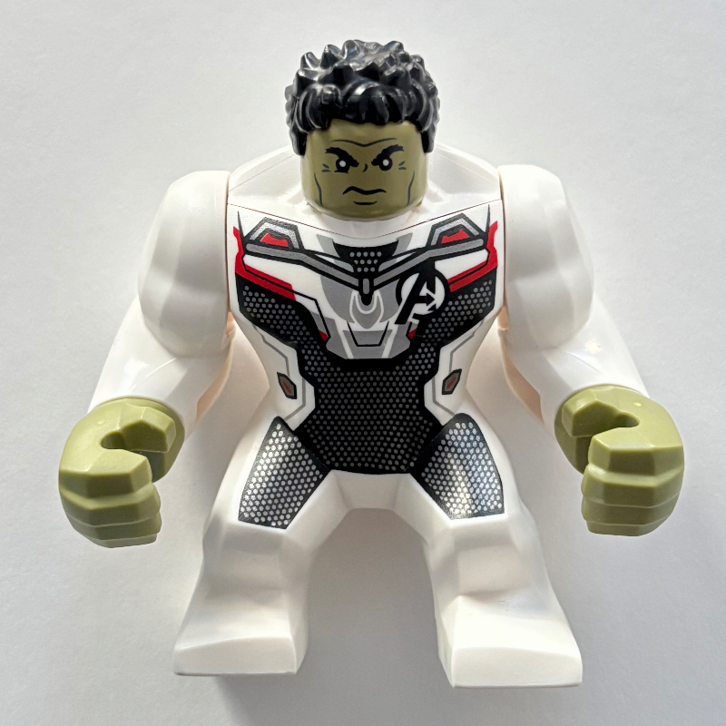 Hulk (Big Fig), White Jumpsuit with Avengers Logo