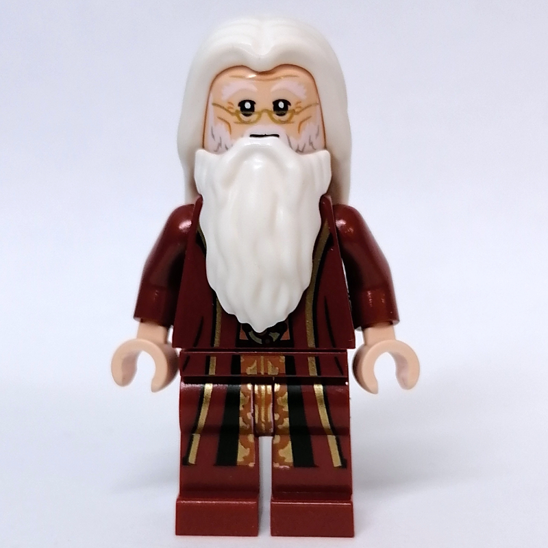 Albus Dumbledore, Dark Red Robes, White Hair and Beard