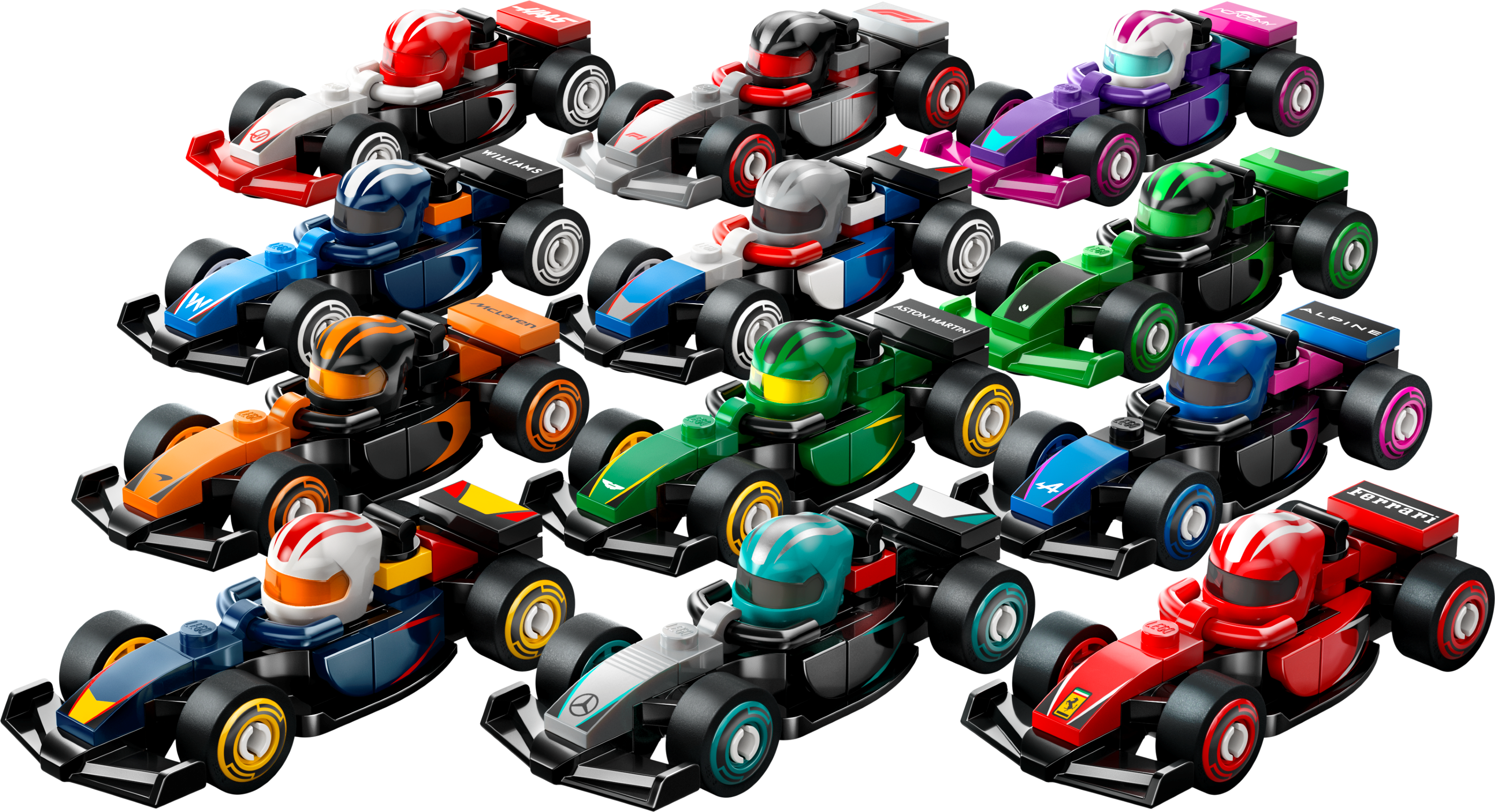 F1 Collectible Race Car - Complete - All Sets