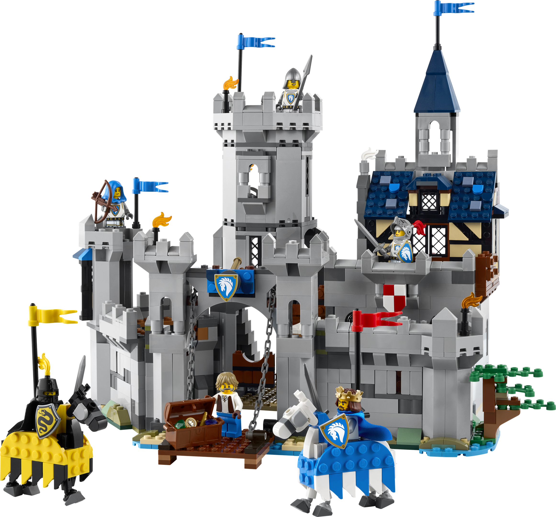 Medieval Horse Knight Castle