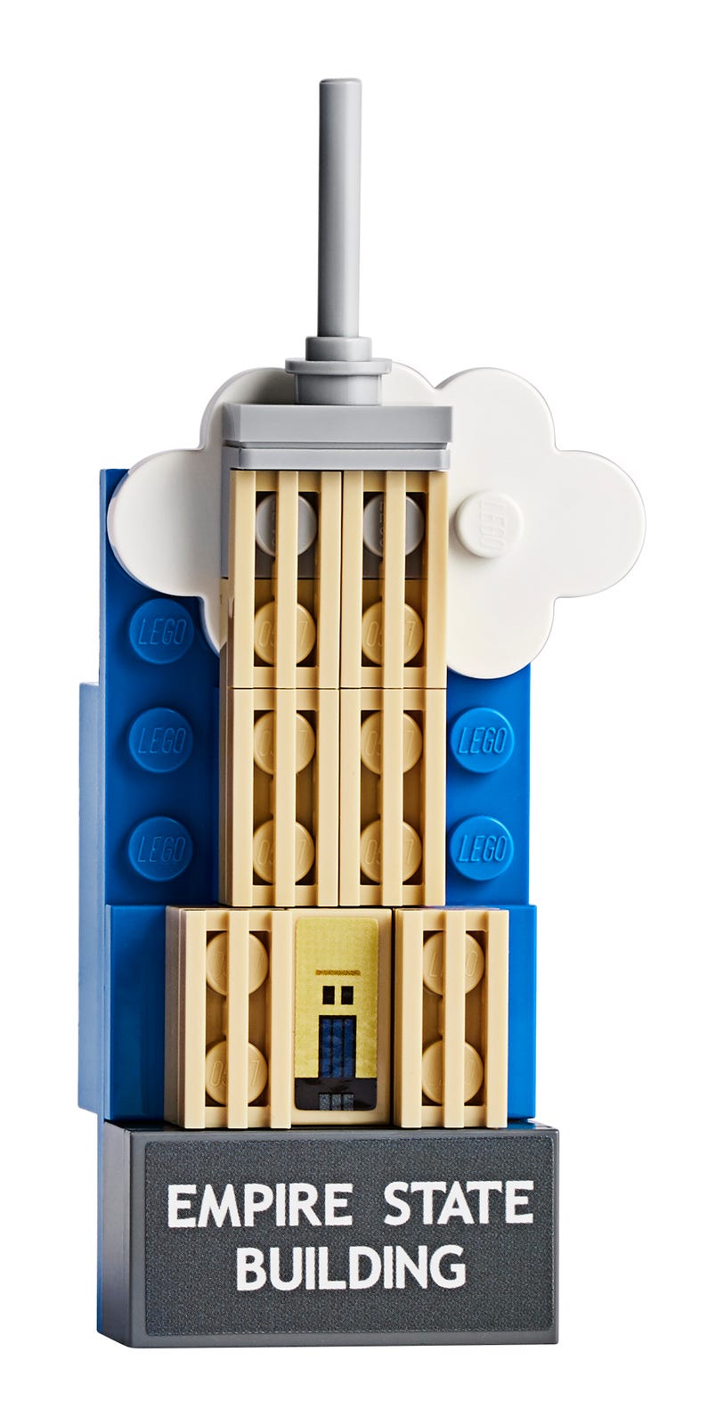 Set LEGO Empire State Building Magnet Build