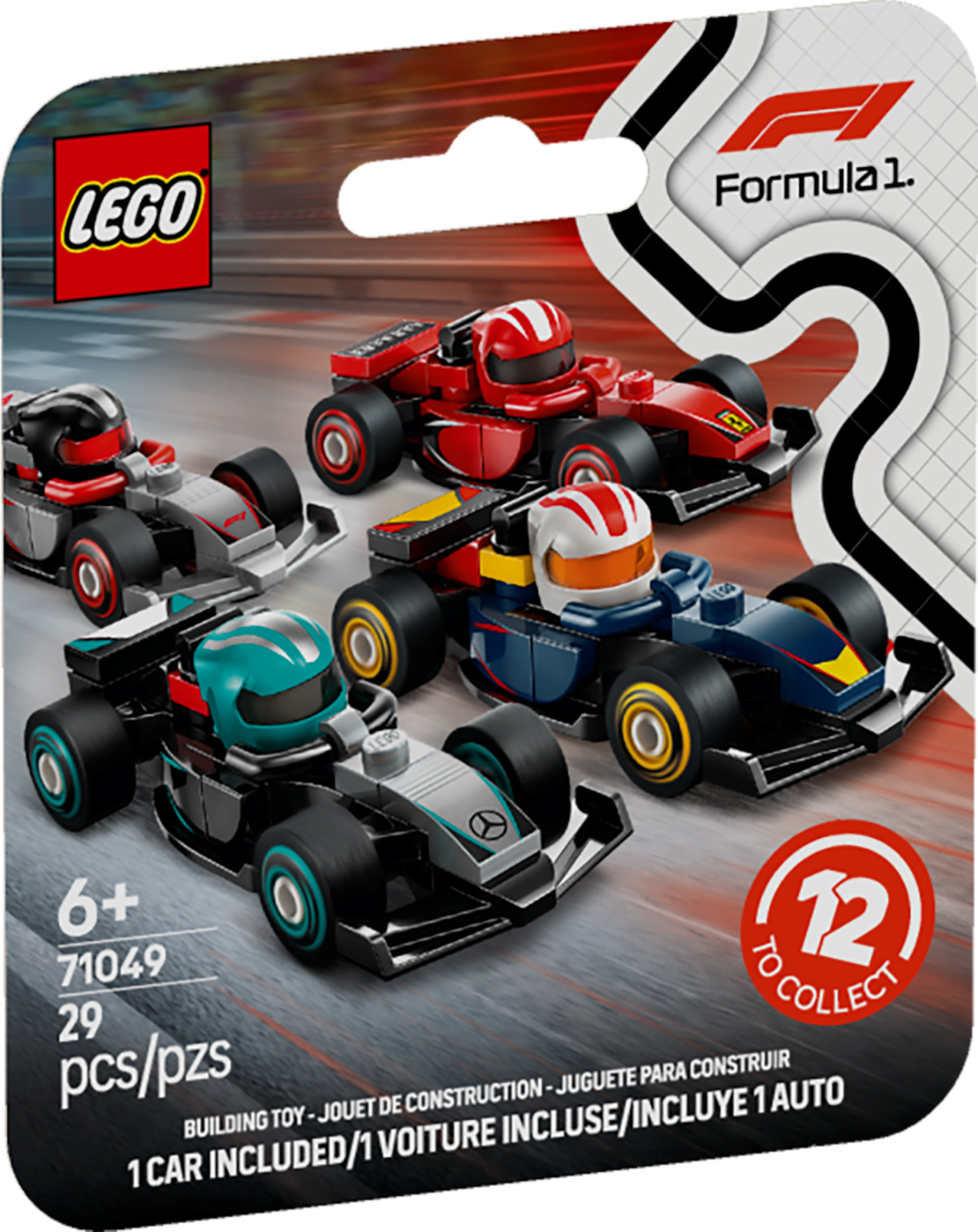 F1 Collectible Race Car - Random Box
