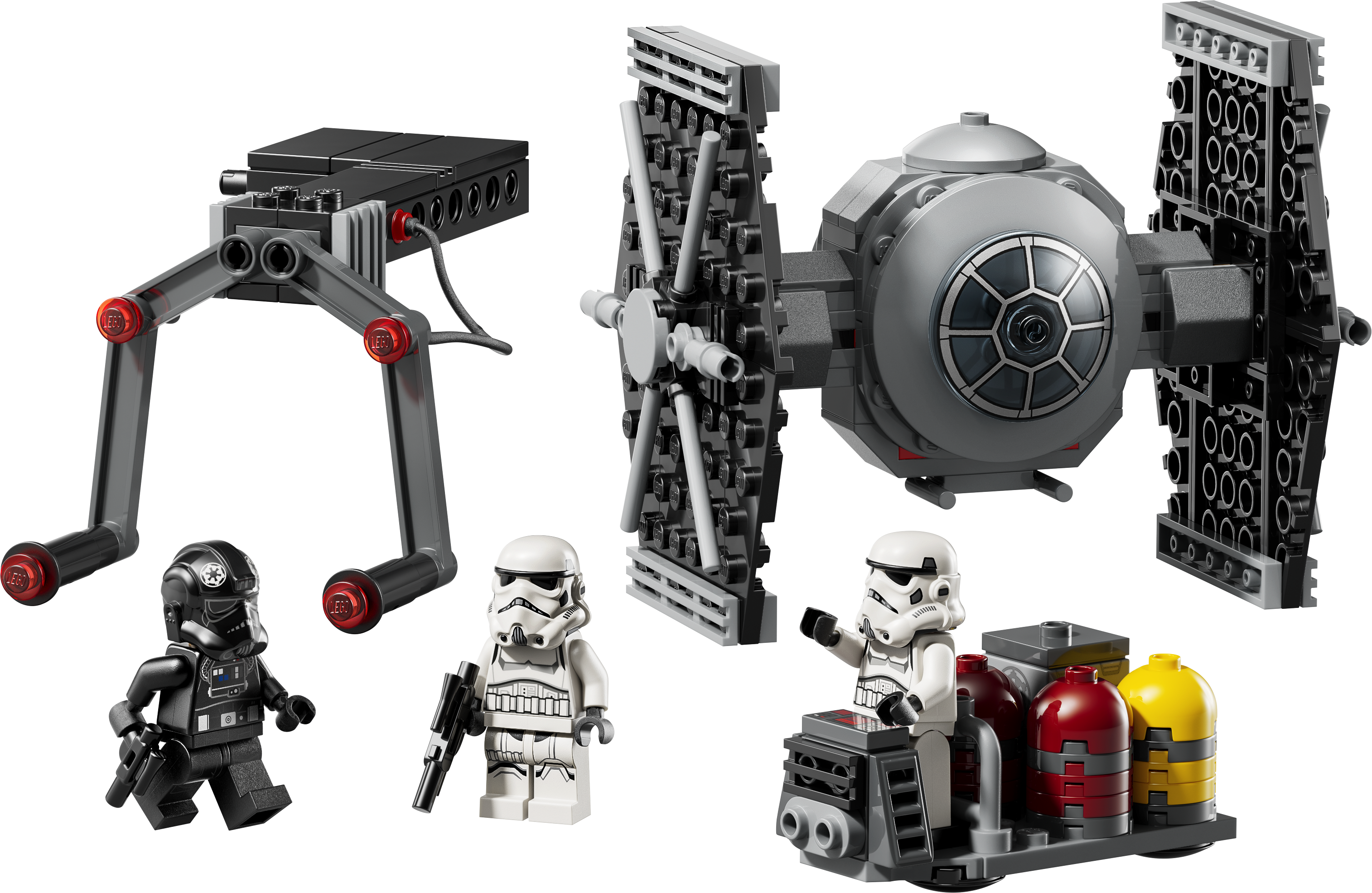 TIE Fighter with Imperial Hangar Rack