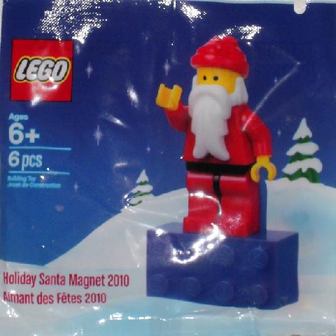 Set LEGO Holiday Santa Magnet 2010