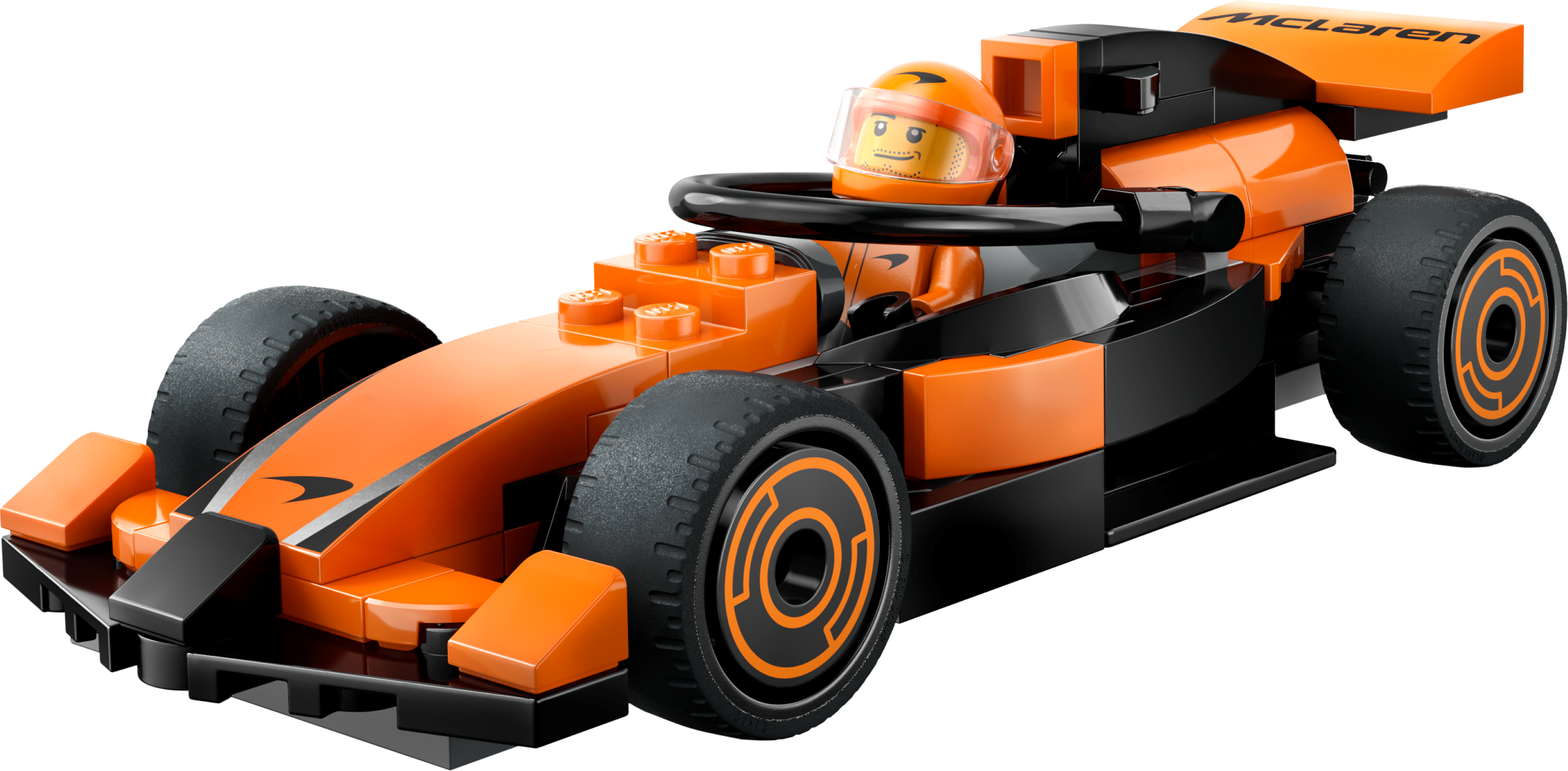 F1 Driver with McLaren Race Car