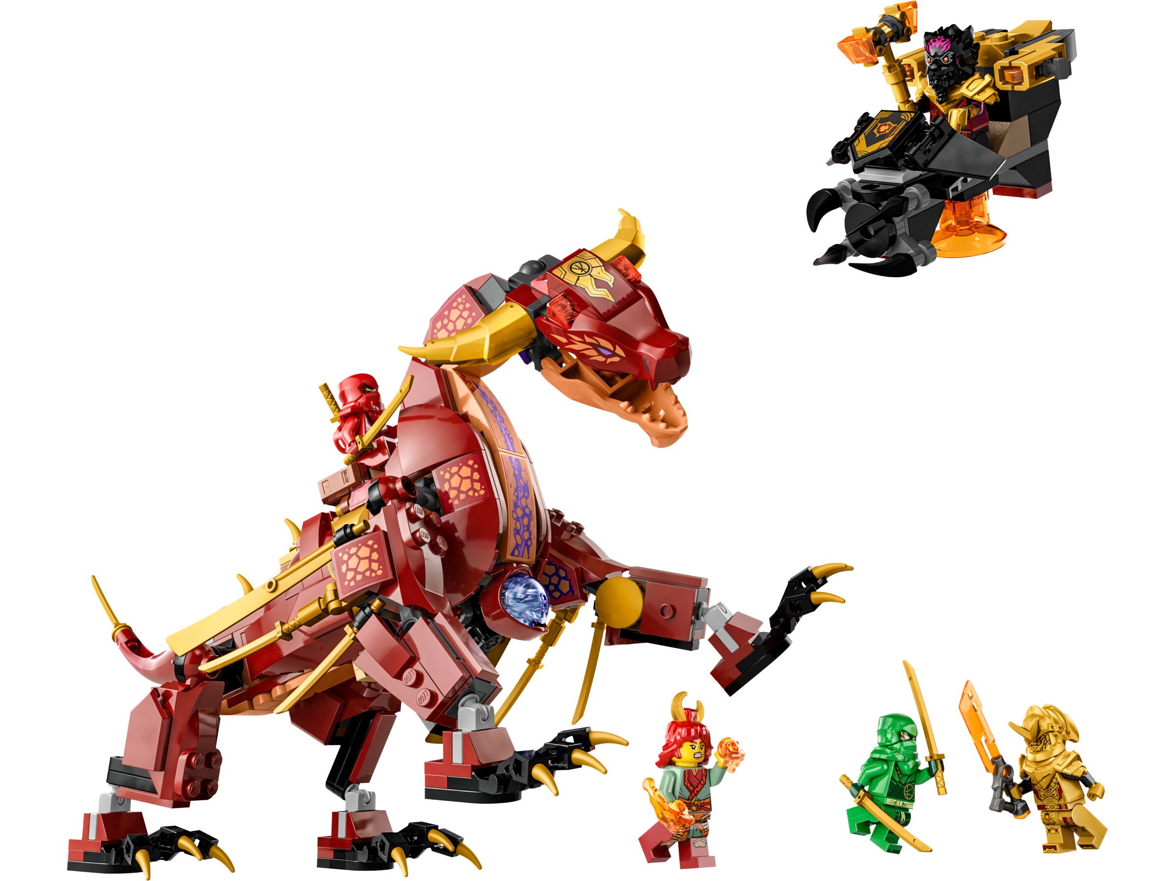 Heatwave Transforming Lava Dragon