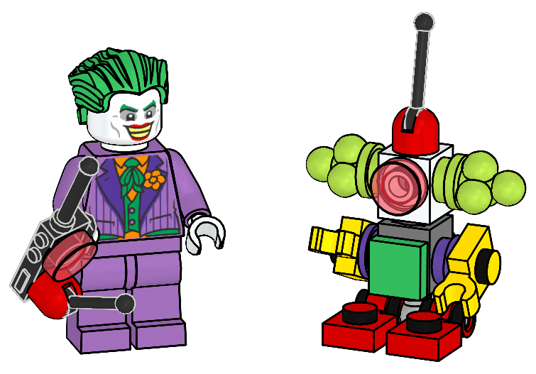 The Joker and Robot