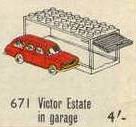 1:87 Vauxhall Victor Estate with Garage
