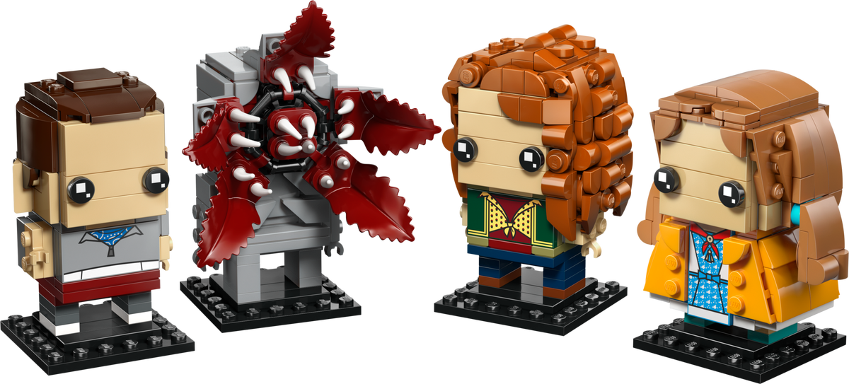 Eleven, Max, Demogorgon and Holly Figures
