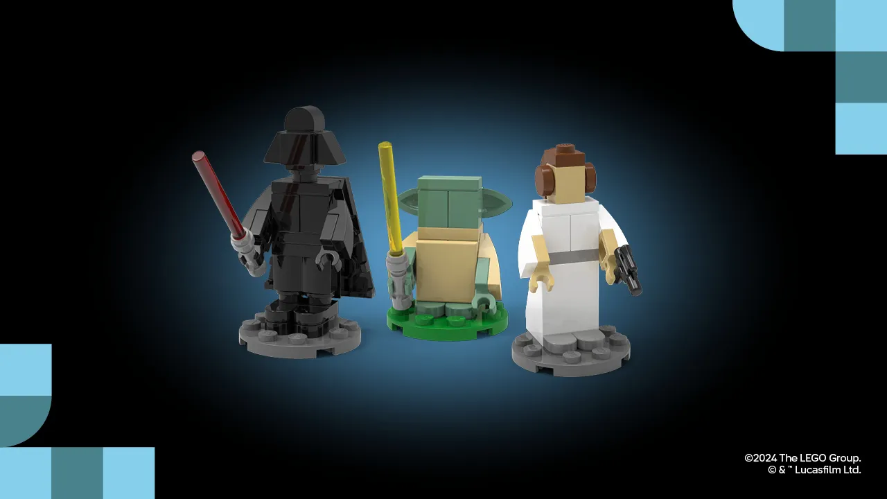 Darth Vader, Princess Leia, Yoda