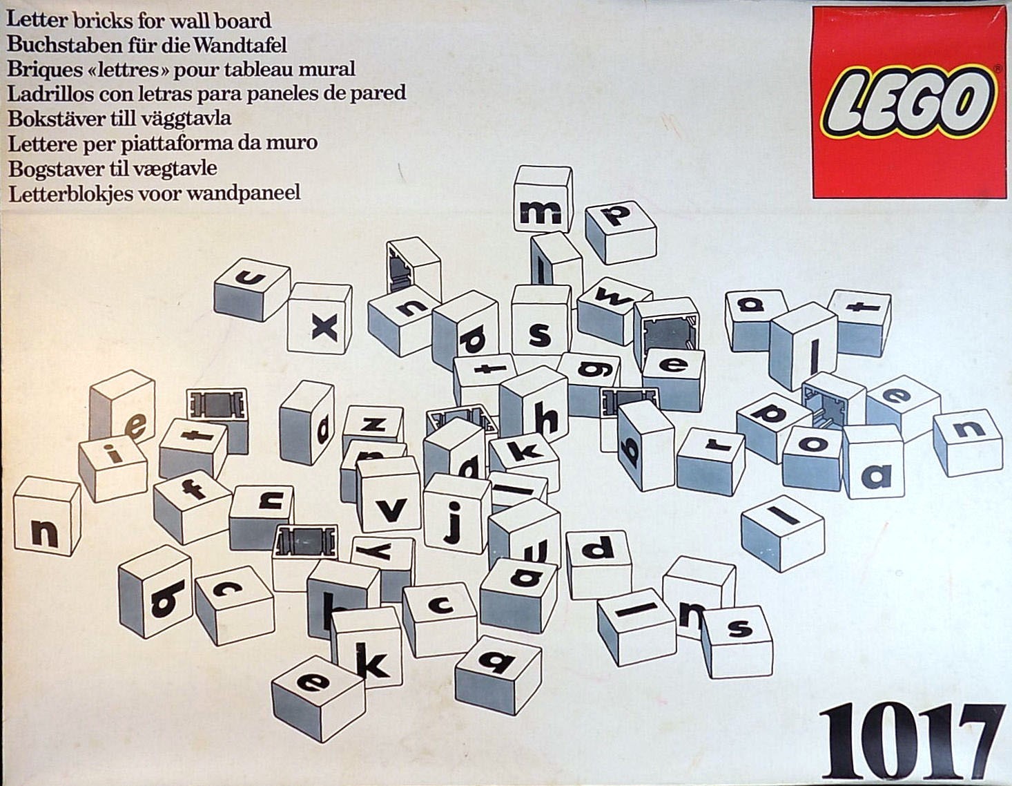 Letter Bricks for Wall Board