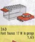 1:87 Ford Taunus 17M de Luxe with Garage