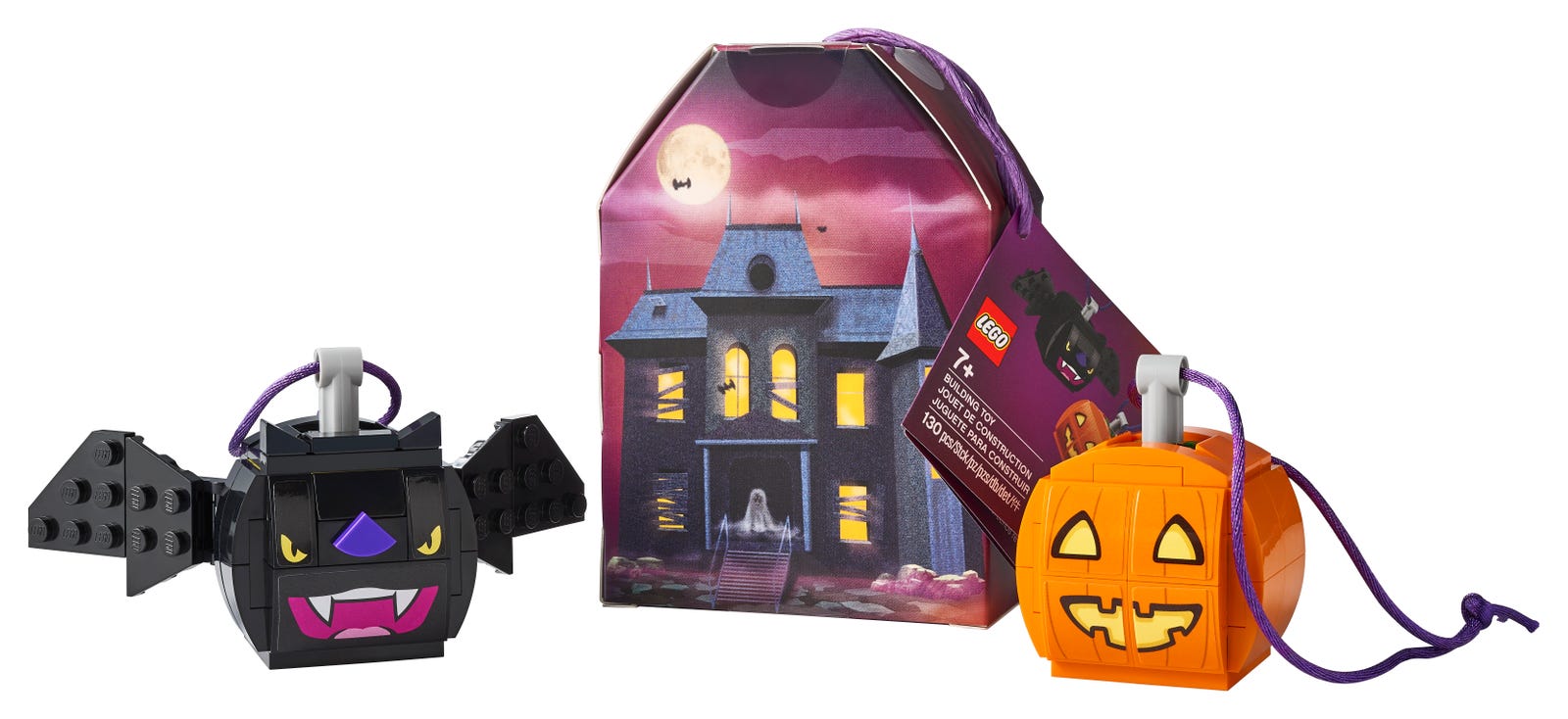 Pumpkin & Bat Duo